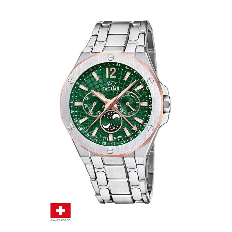 JAGUAR - Reloj J1039/3 Jaguar Swiss Verde Hombre Diplomatic