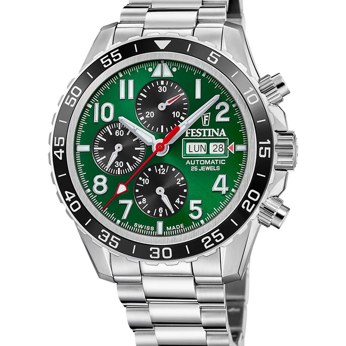 FESTINA SWISS - Reloj F20055/2 Festina Swiss Verde Hombre Automático