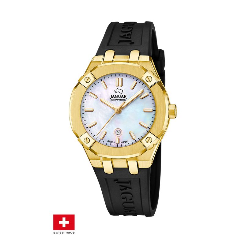 JAGUAR - Reloj J1018/2 Jaguar Swiss Blanco Mujer Diplomatic