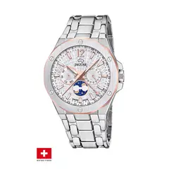JAGUAR - Reloj J1039/1 Swiss Plata Hombre Diplomatic