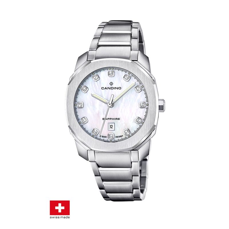 CANDINO - Reloj C4778/1 Candino Swiss Blanco Mujer