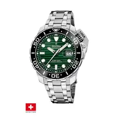 FESTINA SWISS - Reloj F20043/4 Verde Hombre