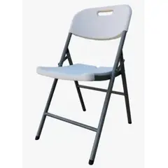 GENERICO - Silla Plegable De Plastico Blanca