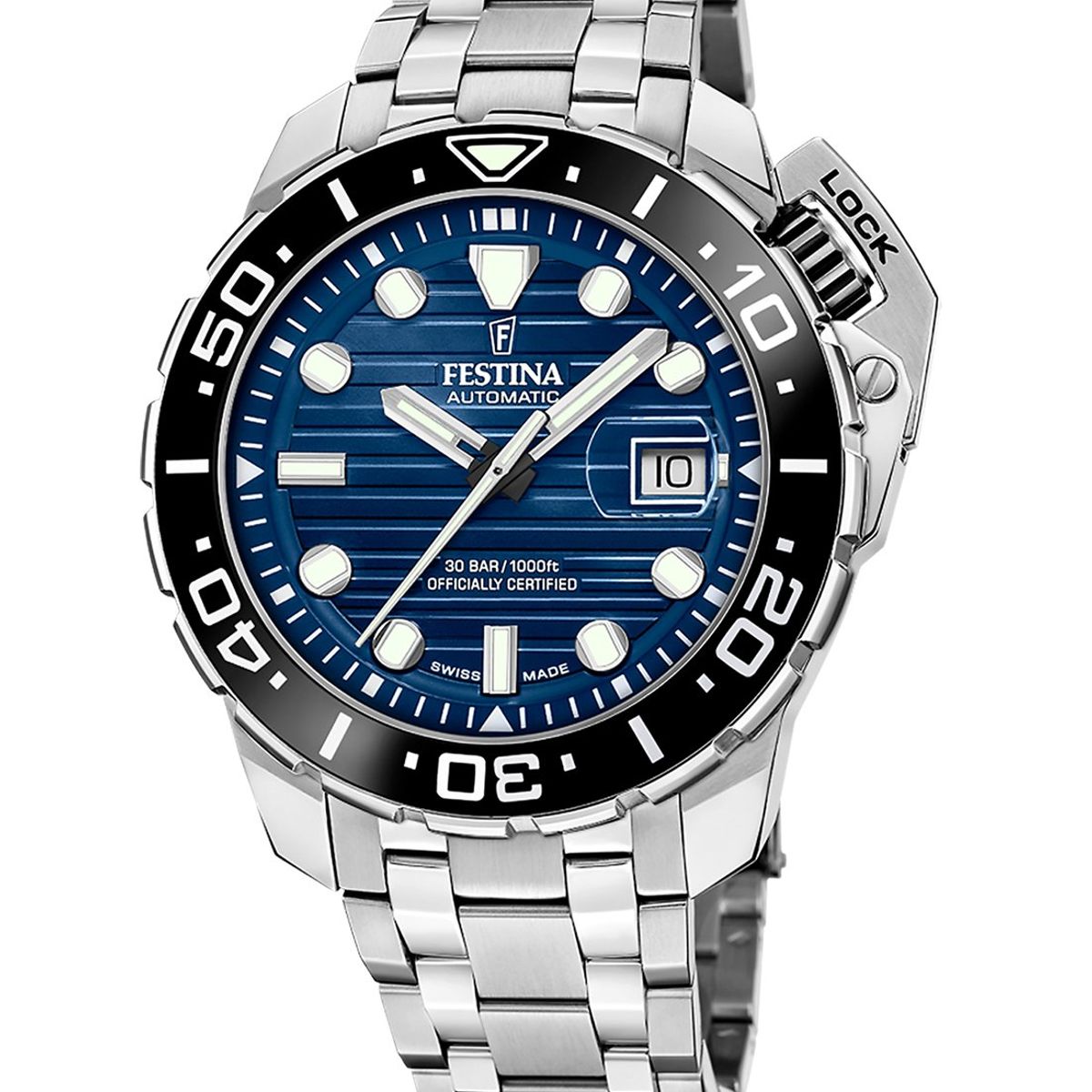 FESTINA SWISS - Reloj F20043/2 Festina Swiss Azul Hombre