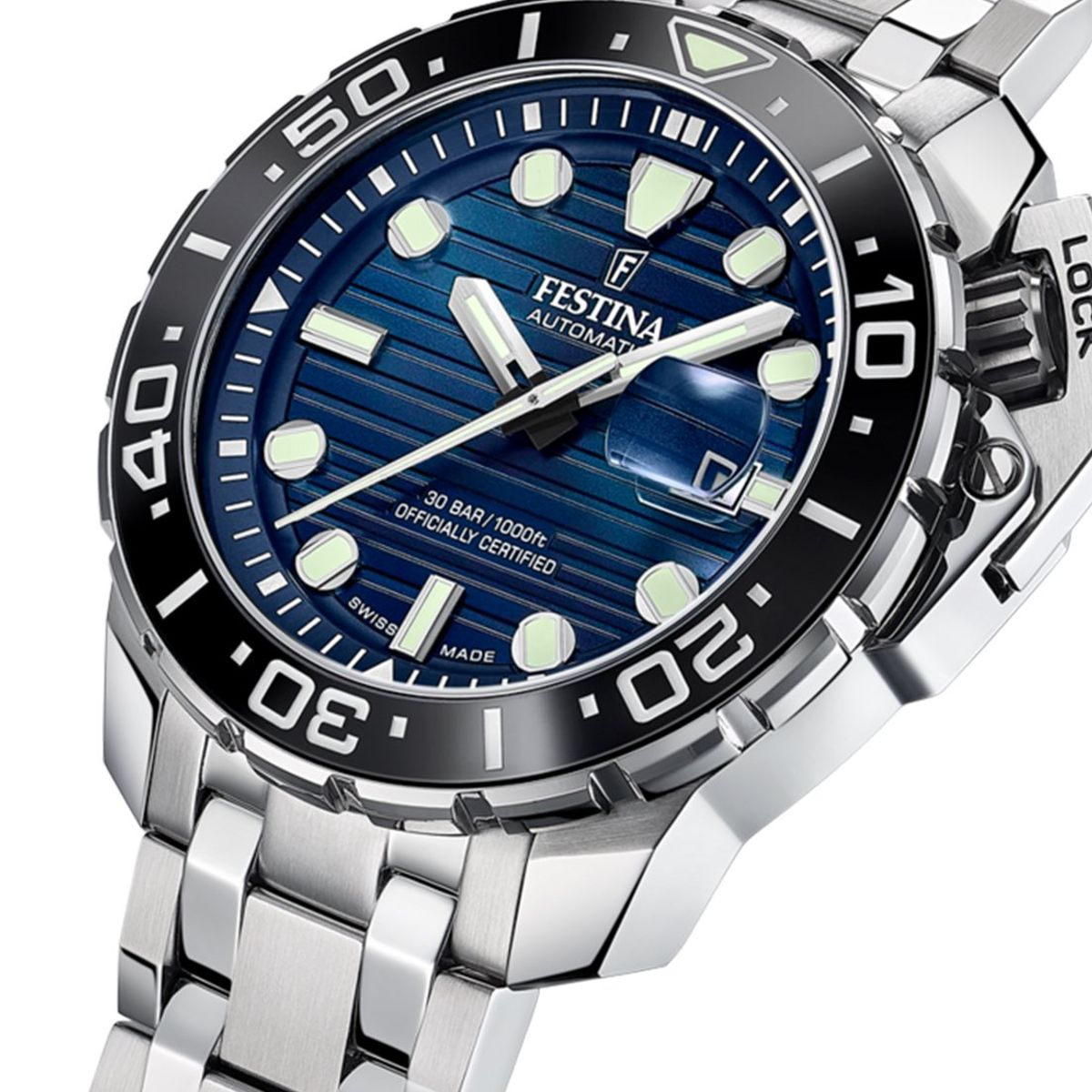 FESTINA SWISS - Reloj F20043/2 Festina Swiss Azul Hombre