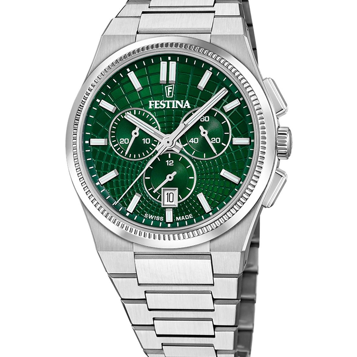 FESTINA SWISS - Reloj F20059/3 Festina Swiss Verde Hombre Rive Collection