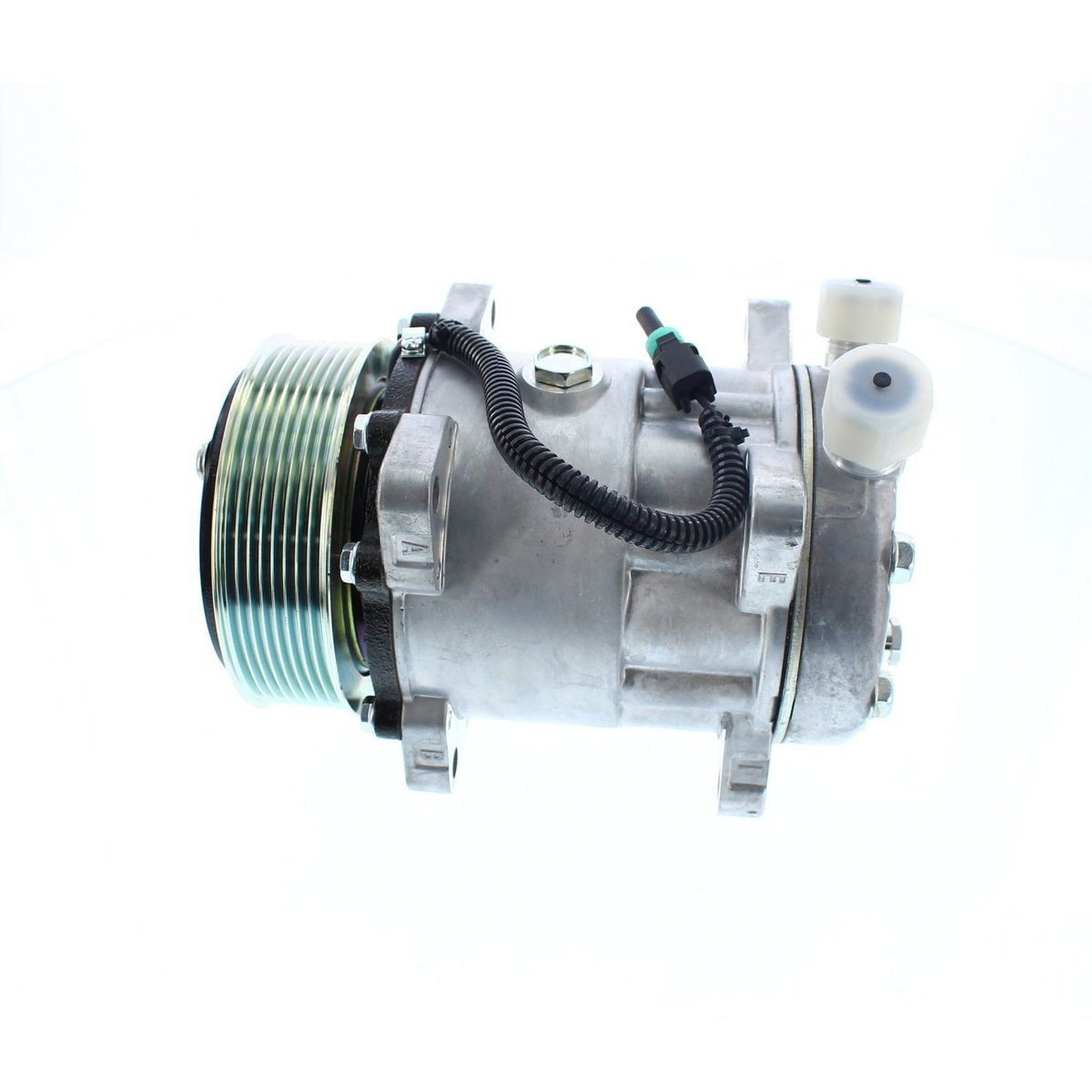 AMERICAN AIR - Compresor de AC SD7H15HD 8PK 12V 119MM TAPA JDA AM-SSB4660