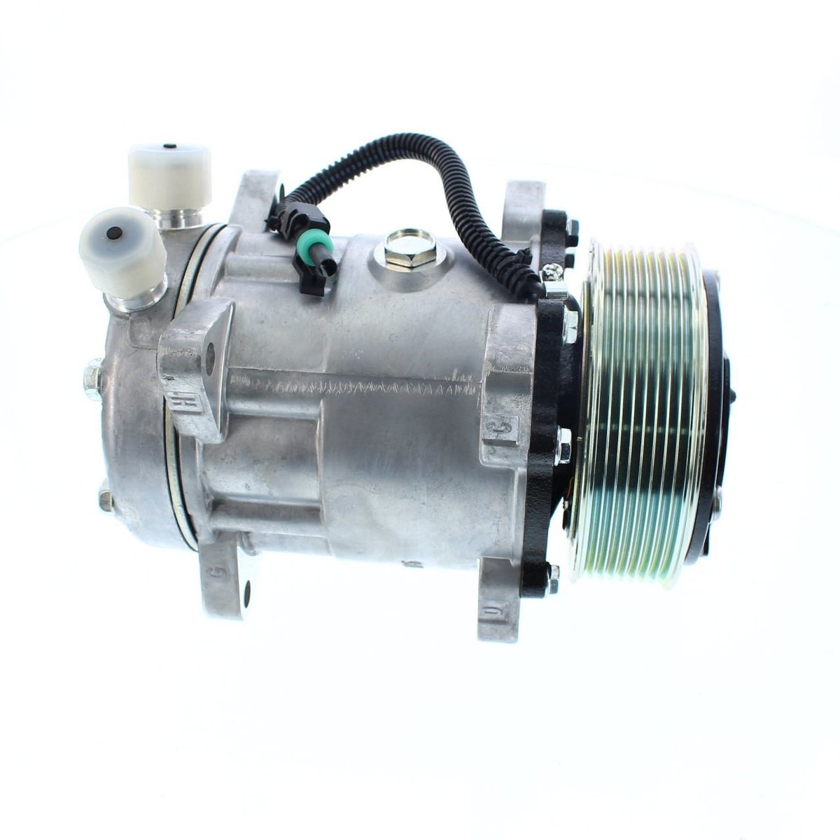 AMERICAN AIR - Compresor de AC SD7H15HD 8PK 12V 119MM TAPA JDA AM-SSB4660