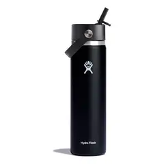 HYDRO FLASK - Botella De Boca Ancha De 709Ml Unisex Adulto Negro