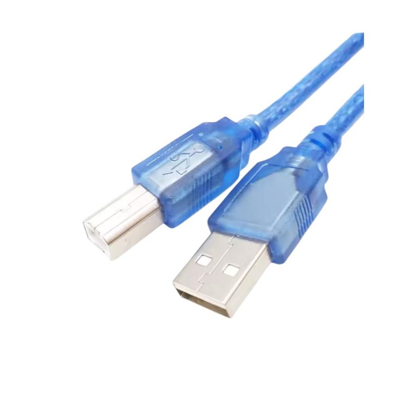 GENERICO - Cable Impresora USB 2.0 Scanner 3 Metros Con Filtro color Azul