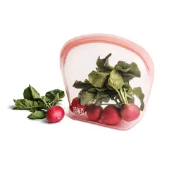 STACK N STOCK - Bolsa De Silicona Platino Stack`n Stock 2 Lts. Rosado Plegable