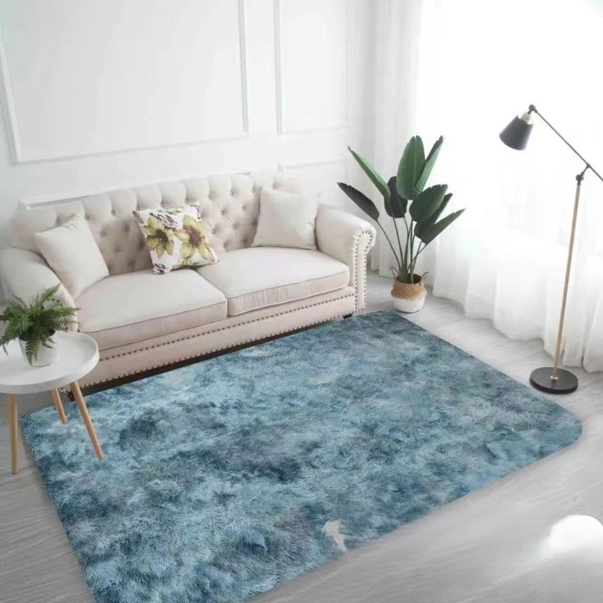 GENERICO - ALFOMBRAS PELO LARGO TIPO PELUCHE SUAVES PARA DECORACION DE HOGAR