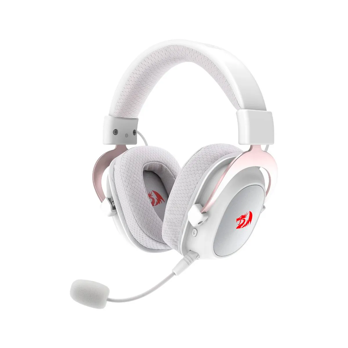 REDRAGON - Audífonos Gamer Inalámbricos Redragon Zeus Pro Wireless H510 White RGB