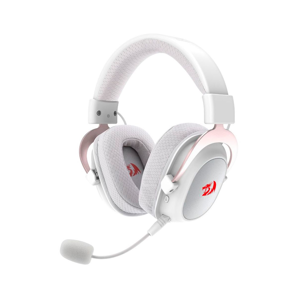 REDRAGON - Audífonos Gamer Inalámbricos Redragon Zeus Pro Wireless H510 White RGB