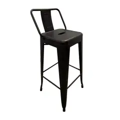 GLOBAL LATIN GROUP - Silla Alta de Metal para Barra Diseño Vintage y Resistente