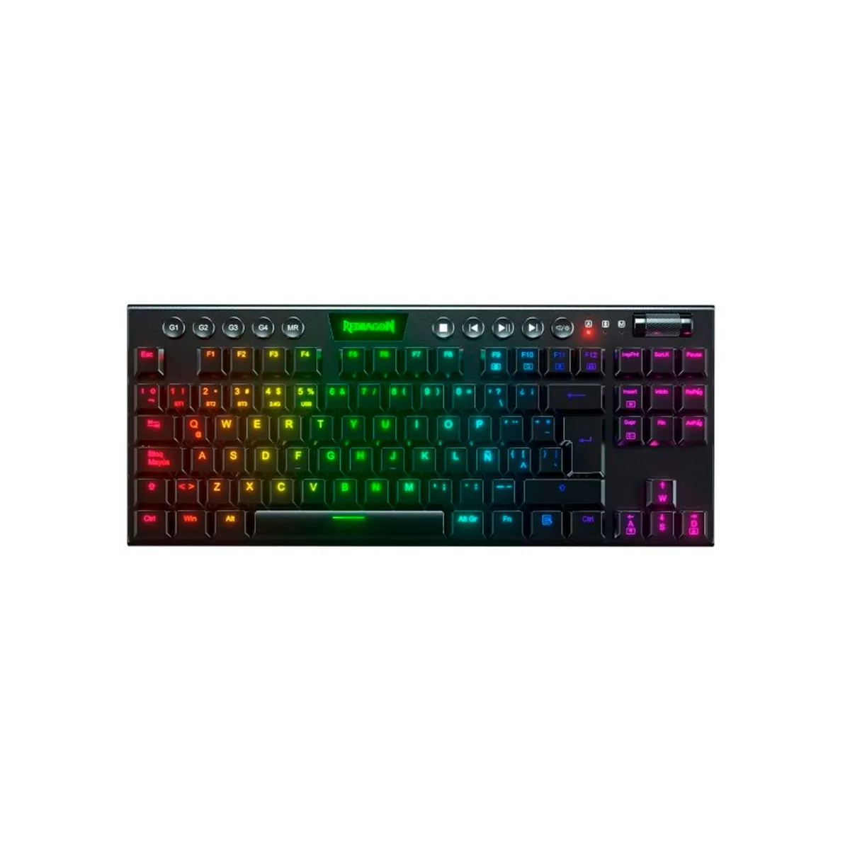 REDRAGON - Teclado Inalámbrico Redragon Horus FS Negro Red Switch Esp