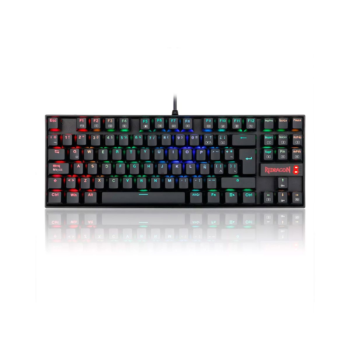 REDRAGON - Teclado Gamer Redragon Kumara K552 RGB Red Switch Esp