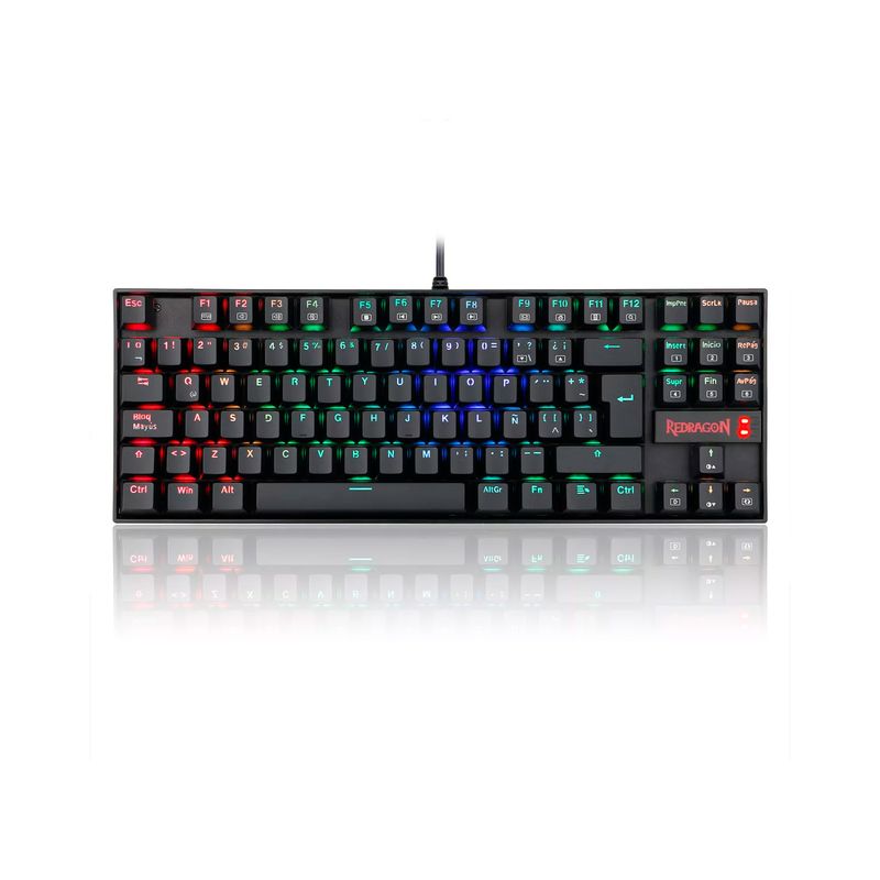 REDRAGON - Teclado Gamer Redragon Kumara K552 RGB Red Switch Esp