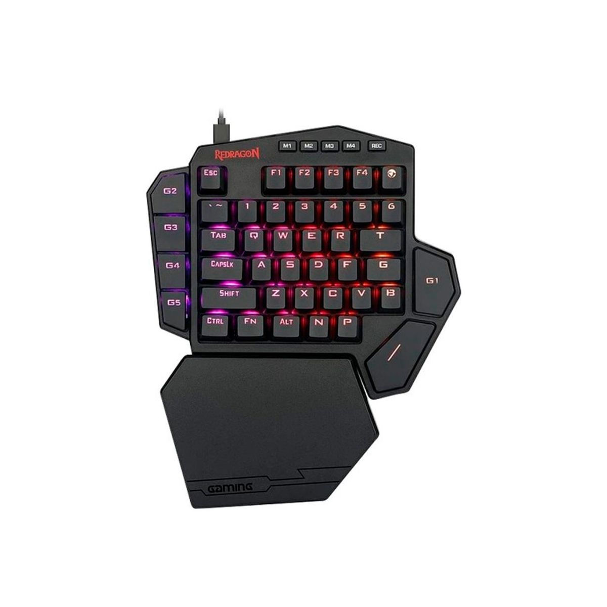 REDRAGON - Teclado Gamer Redragon Diti Black Brown Switch K585RGB