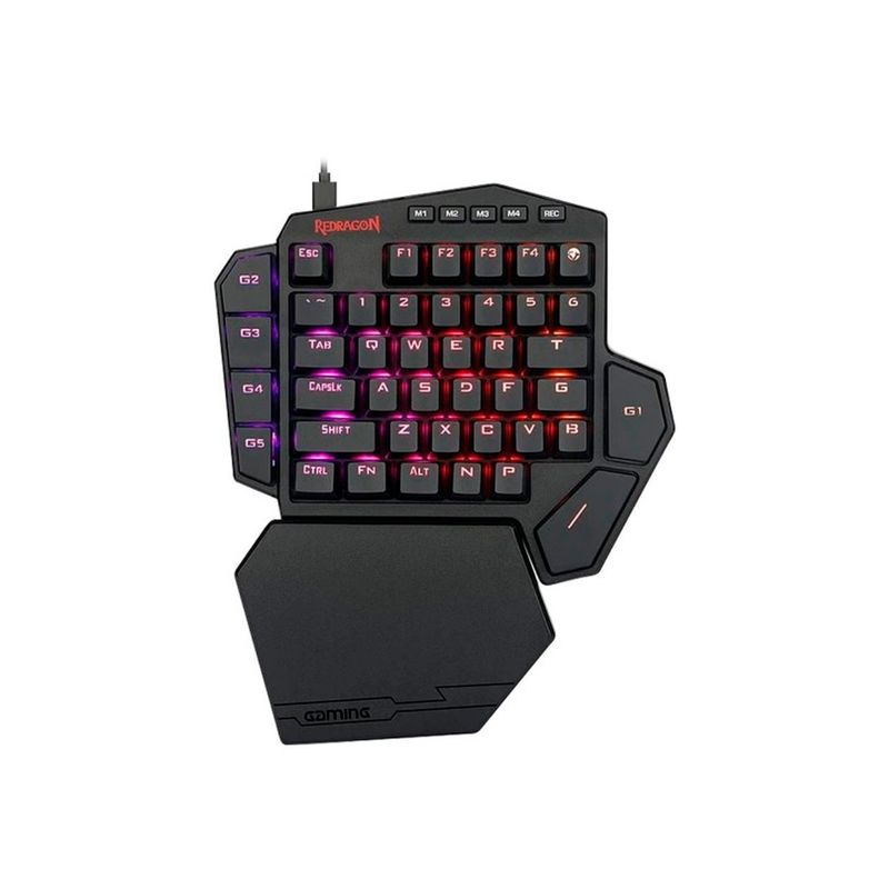 REDRAGON - Teclado Gamer Redragon Diti Black Brown Switch K585RGB