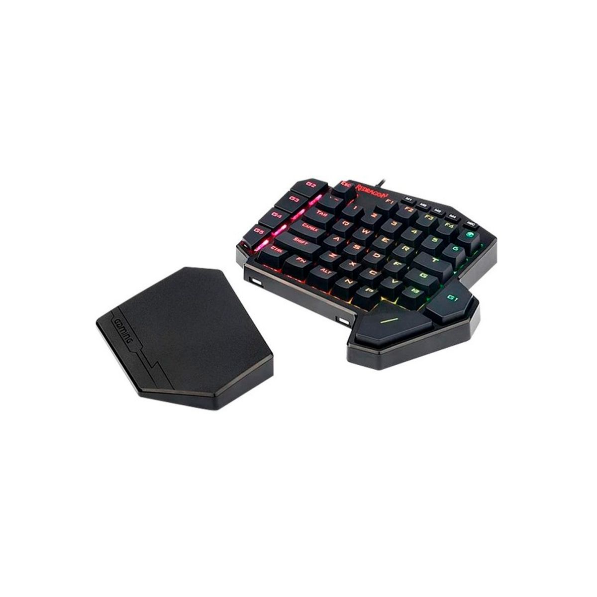 REDRAGON - Teclado Gamer Redragon Diti Black Brown Switch K585RGB