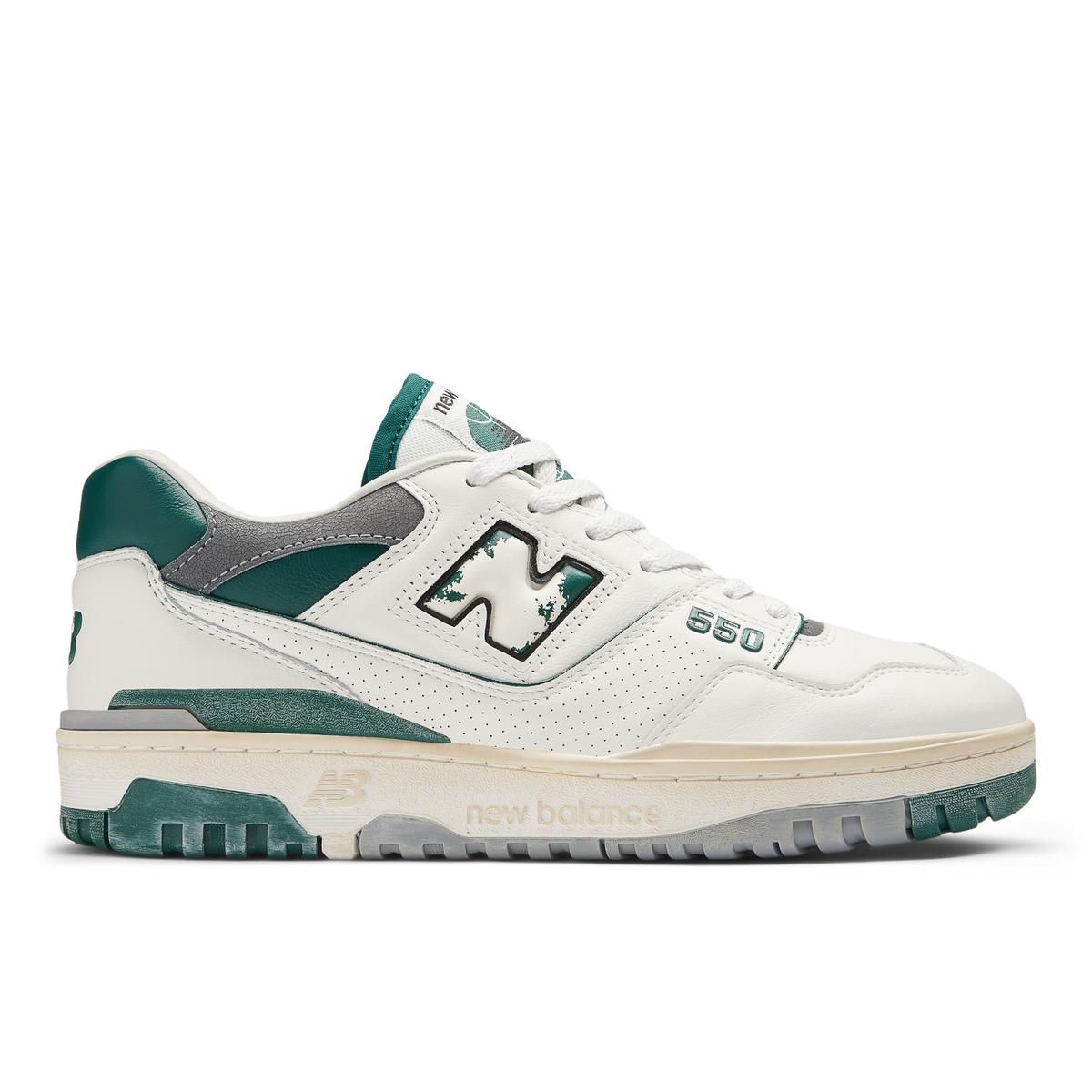 NEW BALANCE - Zapatillas Urbanas Hombre New Balance 550 Blanca/Verde
