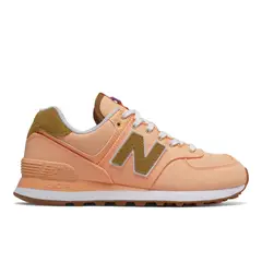 NEW BALANCE - Zapatillas Urbanas Mujer 574 Naranjo