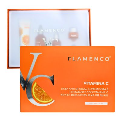 Imagen 2 del producto Set Cuidado Facial Vitamina C Iluminador Serum tónico crema