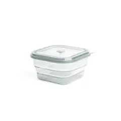 STACK N STOCK - Contenedor de Silicona Platino 1.2 Lts. Transparente Colapsable