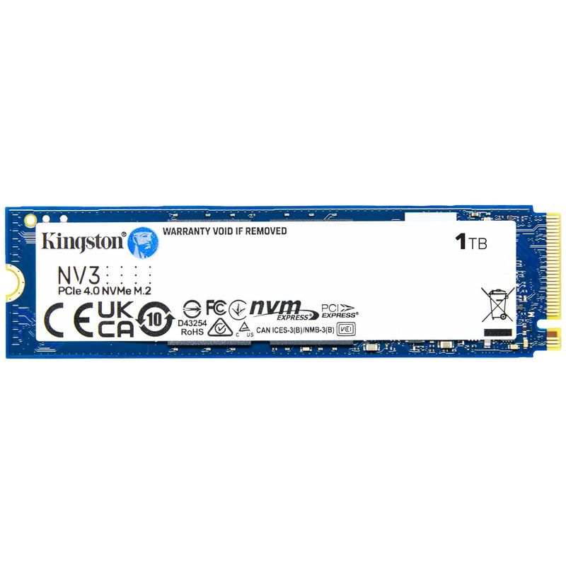 KINGSTON - SSD M.2 2280 PCIe4 NVMe 1000GB 6GB/S KINGSTON NV3