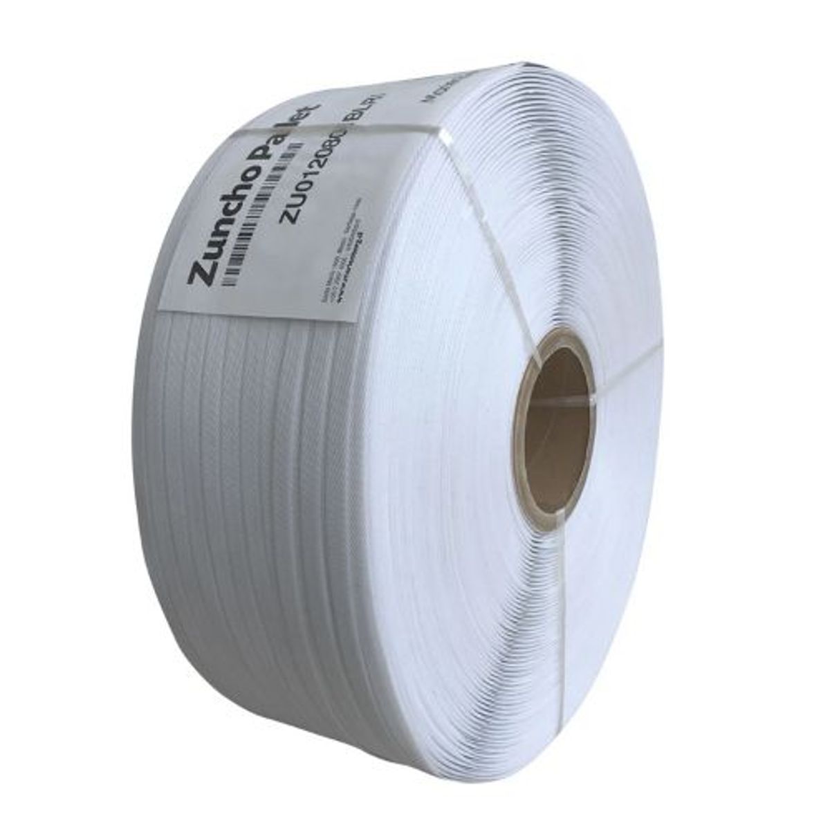 Zuncho de 12mm Pallet A100 Blanco Rulet Rollo de 2000m, marca MARIENBERG - Foto Principal