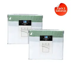 DIB - Pack 2 Sabanas Guarda King Guarda Verde