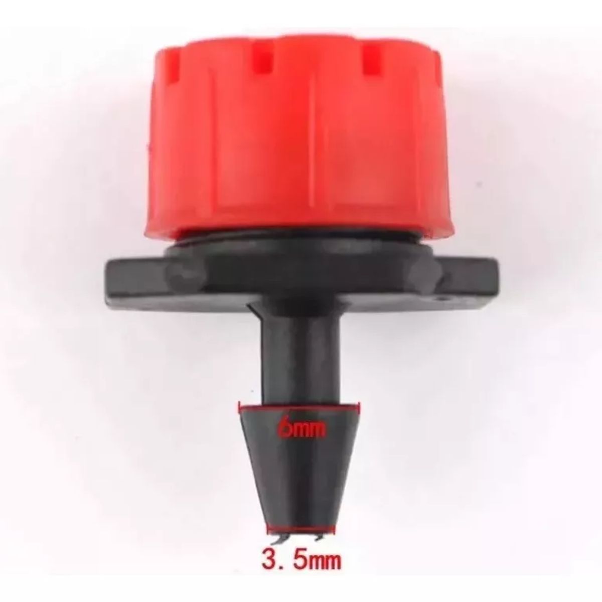 GENERICO - Pack 100 Gotero Ajustable 0-70 L/h Verde