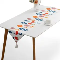 GENERICO - Camino De Mesa Bordado Medida 32x180cm Poliester Corredor