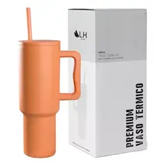 GENERICO - Vaso térmico mug 1200 lt acero inoxidable damasco