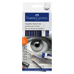 FABER-CASTELL - Set de Dibujo Grafito Goldfaber 8 piezas