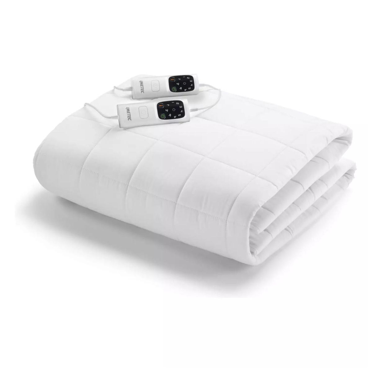 IMETEC - Calientacama 2.5 Plazas King 200x180CM 6 Temp Maxi Cotton Adapto