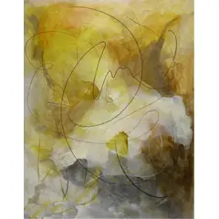 GENERICO - CUADRO ABSTRACTO ENMARCADO ARTISTA CHILENA