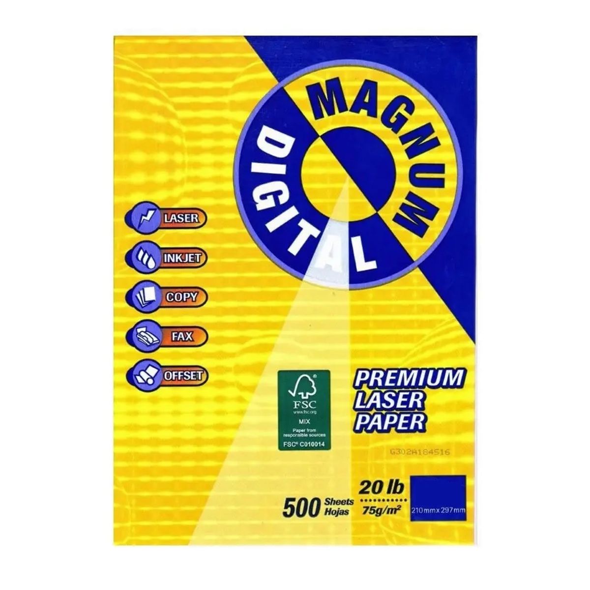 MAGNUM - Resma Papel fotocopia Oficio MAGNUM