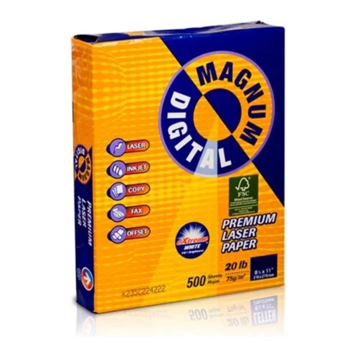 MAGNUM - Resma Papel fotocopia Oficio MAGNUM