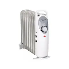 KENDAL - Mini Estufa Calefactor Oleoelectrica 1000W Blanco DF-1000H1-9