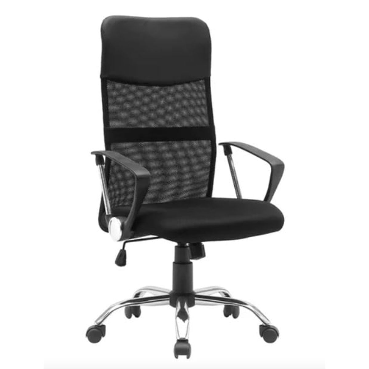 GENERICO - Silla De Oficina Ergonómico Cuero Con Malla Color Negro