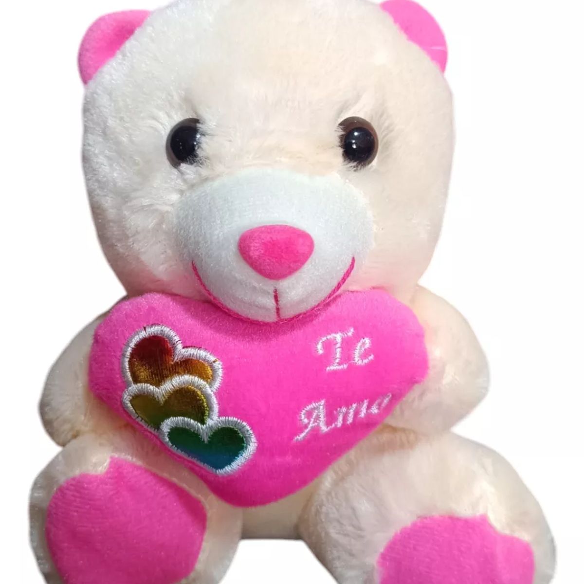 GENERICO - Osito De Peluche Enamorado Con Corazón Te Amo. Oso 21 Cm.