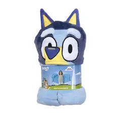MASHINI - Manta capucha 3D 75x180 cm diseño Bluey