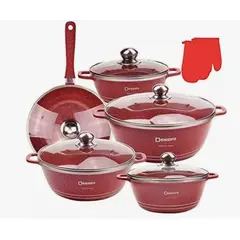 GENERICO - 12pcs Set De Ollas Antiadherente
