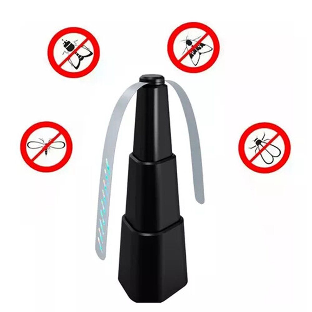 GENERICO - Ventilador Repelente De Moscas De Portátil Interior Exterior