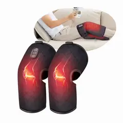 GENERICO - Rodillera Masaje Y Calor - Terapia Para Piernas Y Rodillas Gris