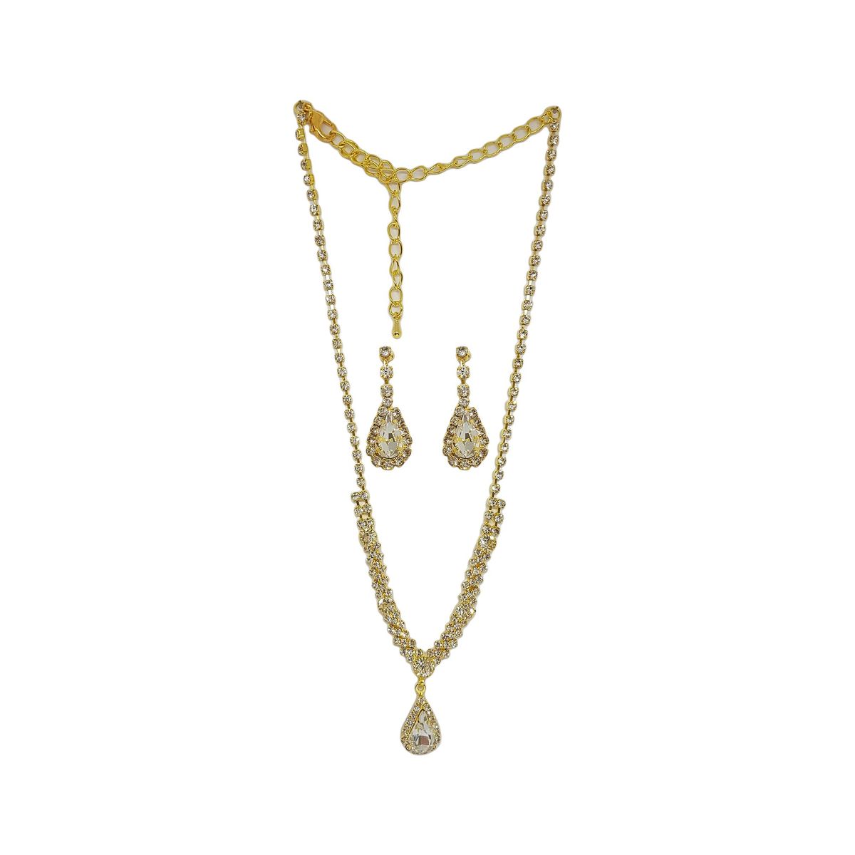 GENERICO - Set De Collar Y Aros Para Fiesta Stephany