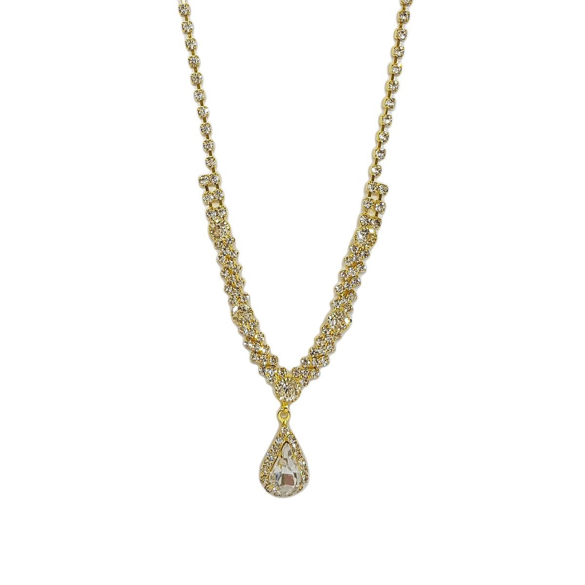 GENERICO - Set De Collar Y Aros Para Fiesta Stephany