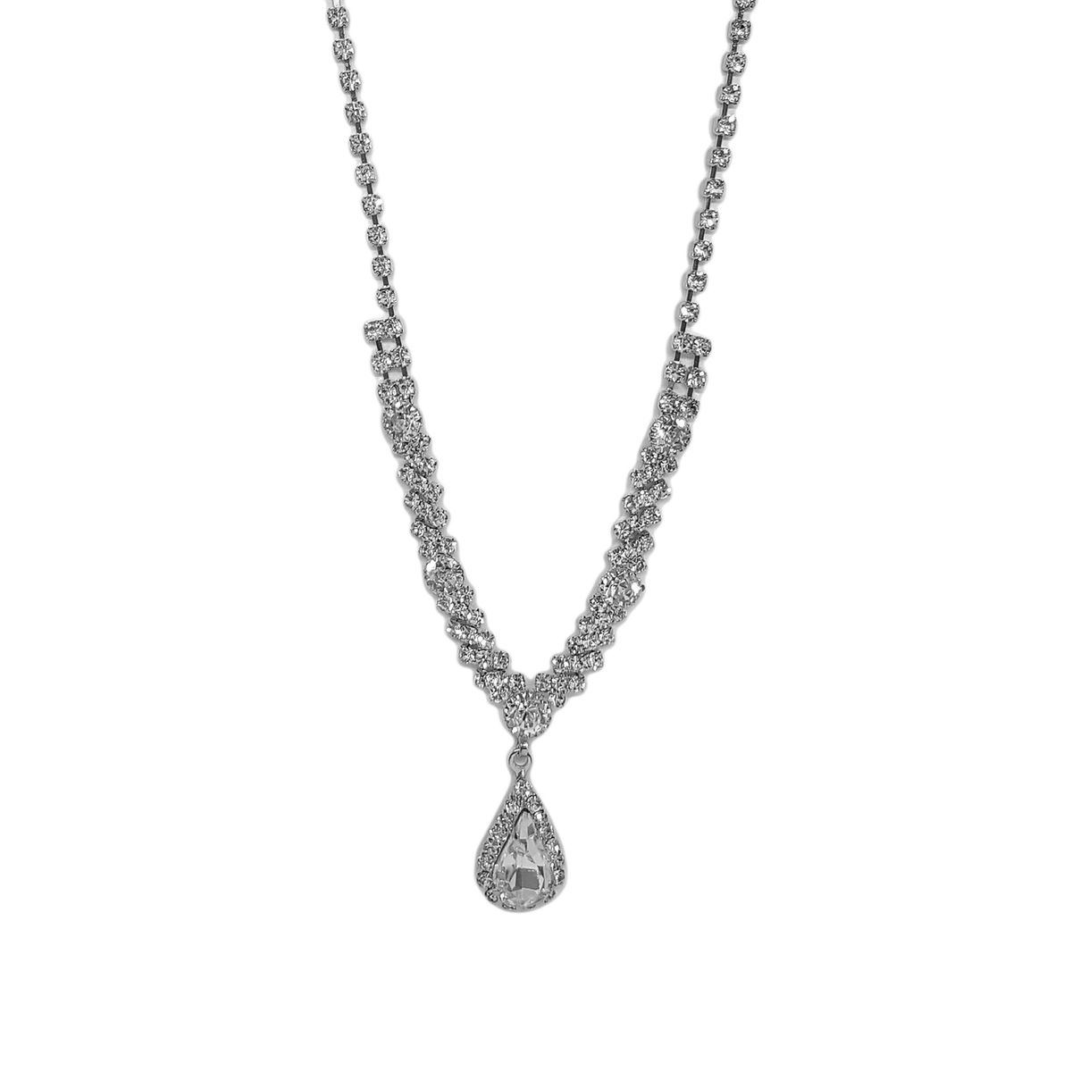 GENERICO - Set De Collar Y Aros Para Fiesta Stephany